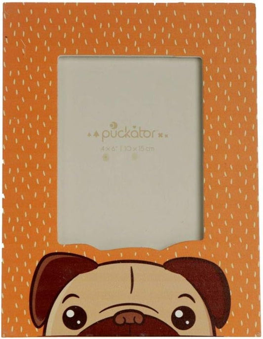 Mopps Pug Wooden Photo Frame