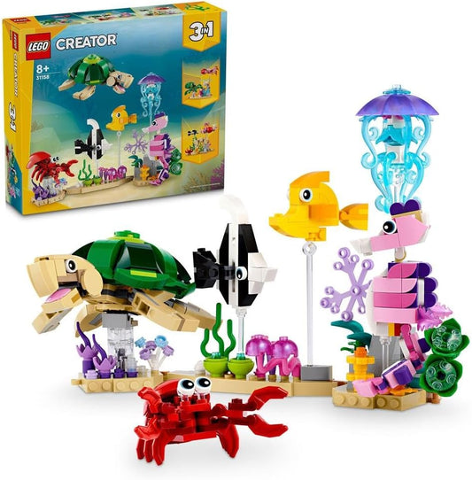 LEGO Creator 3in1 Sea Animals Building Toy Set 31158