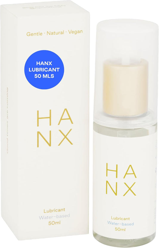 HANX Lubricant Water-Based Lube Vegan Non-Sticky & Non-Staining 50ml