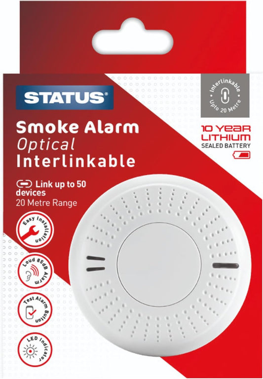 STATUS Interlinkable Smoke Alarm/Smoke Detector