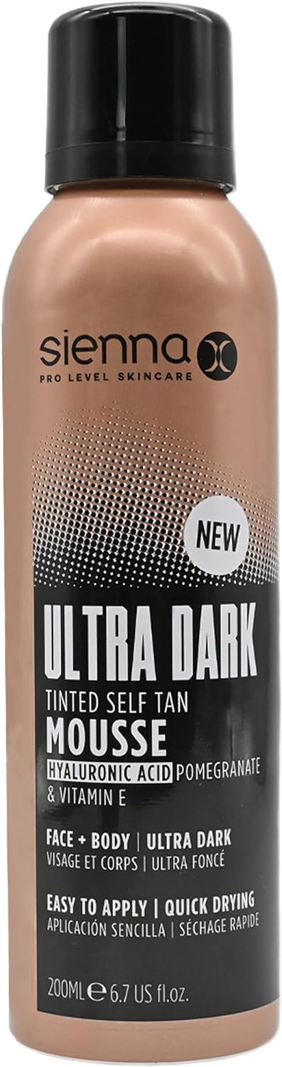 Sienna X Fake Tan Ultra Dark Mousse 200ml