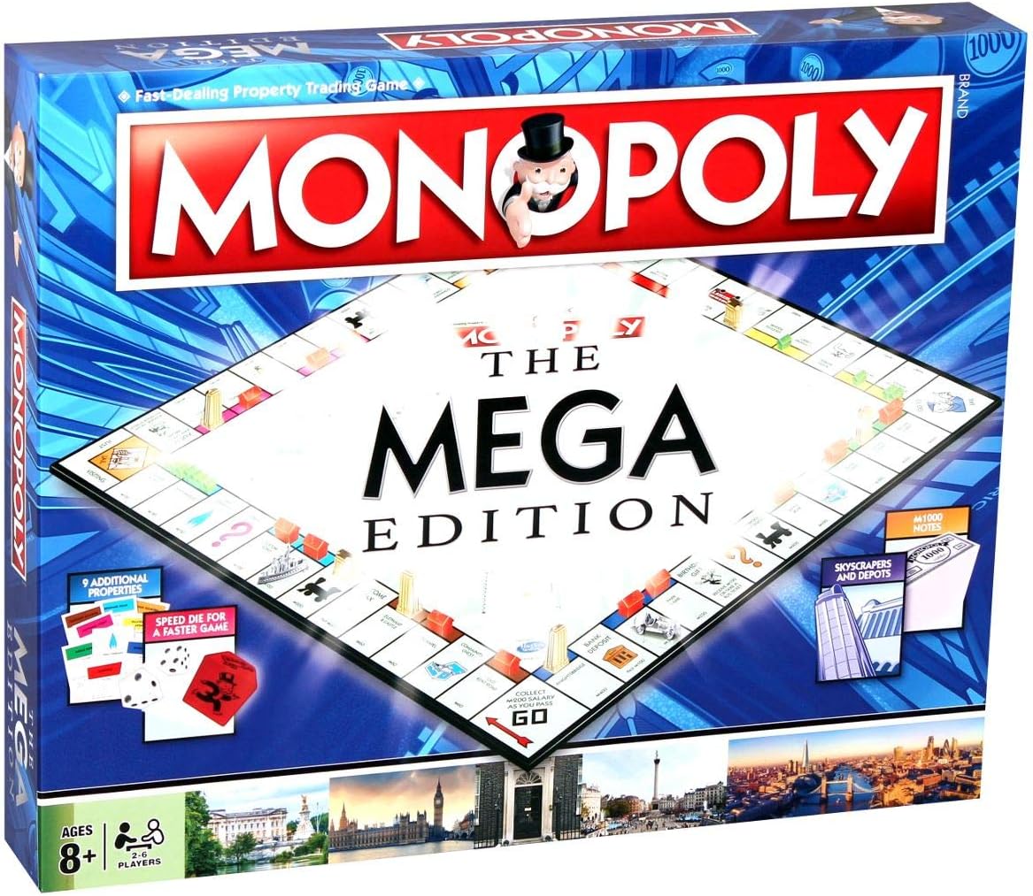 Monopoly Board Game - MEGA - PRE OWNED