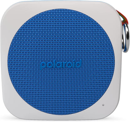 Polaroid P1 Music Player (Blue) - Super Portable Wireless Bluetooth Speaker Rechargeable with IPX5 Waterproof and Dual Stereo Pairing