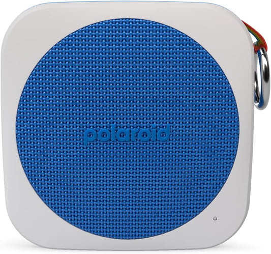 Polaroid P1 Music Player (Blue) - Super Portable Wireless Bluetooth Speaker Rechargeable with IPX5 Waterproof and Dual Stereo Pairing