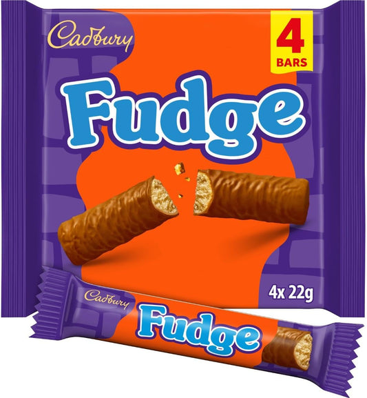 Cadbury Milk Chocolate Fudge Bar  4X22g