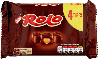Rolo Milk Chocolate and Caramel, 4 x 41.6g