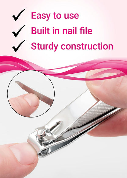 Nail Clippers - Toenail Clippers - Nail Cutter - Nail Clippers for Women - Toe Nail Clippers - Nail Clipper - Toe Nail Clipper Heavy Duty Stainless Steel- 1pc