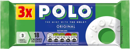 Polo Original Mint Tube, Pack of 3