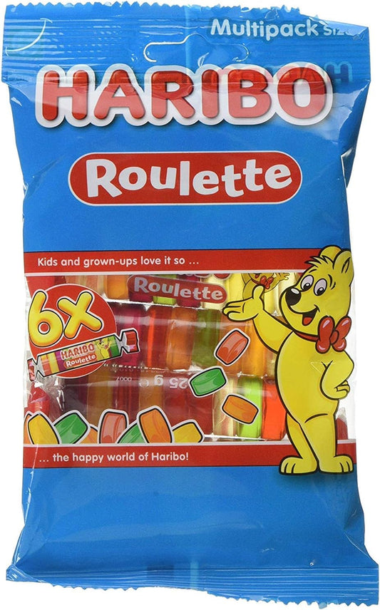 Haribo Roulette Fruit Flavour 6x25G