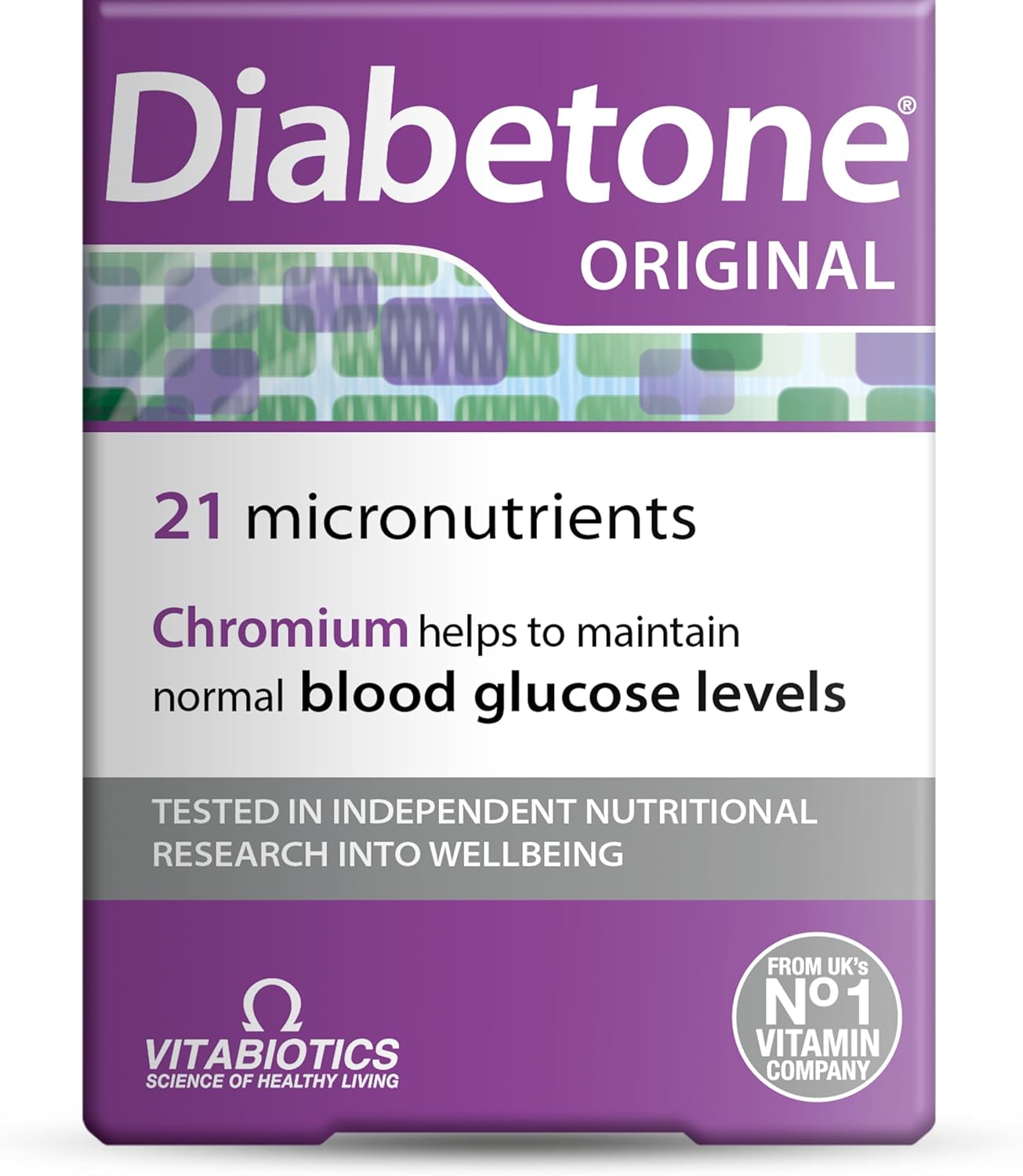 Diabetone Original Diabetes Management Supplement - 30 Tablets