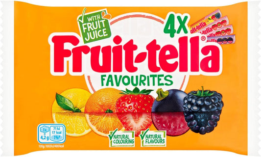 Fruittella Favourites Sweets 4X41g