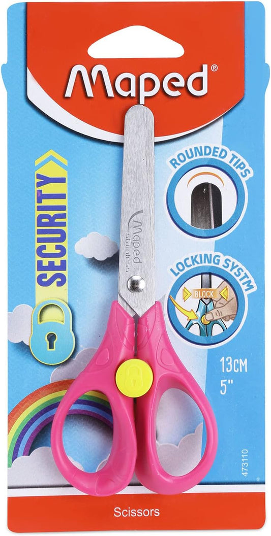 Maped Children's Security Scissors Assorted Colour 13cm