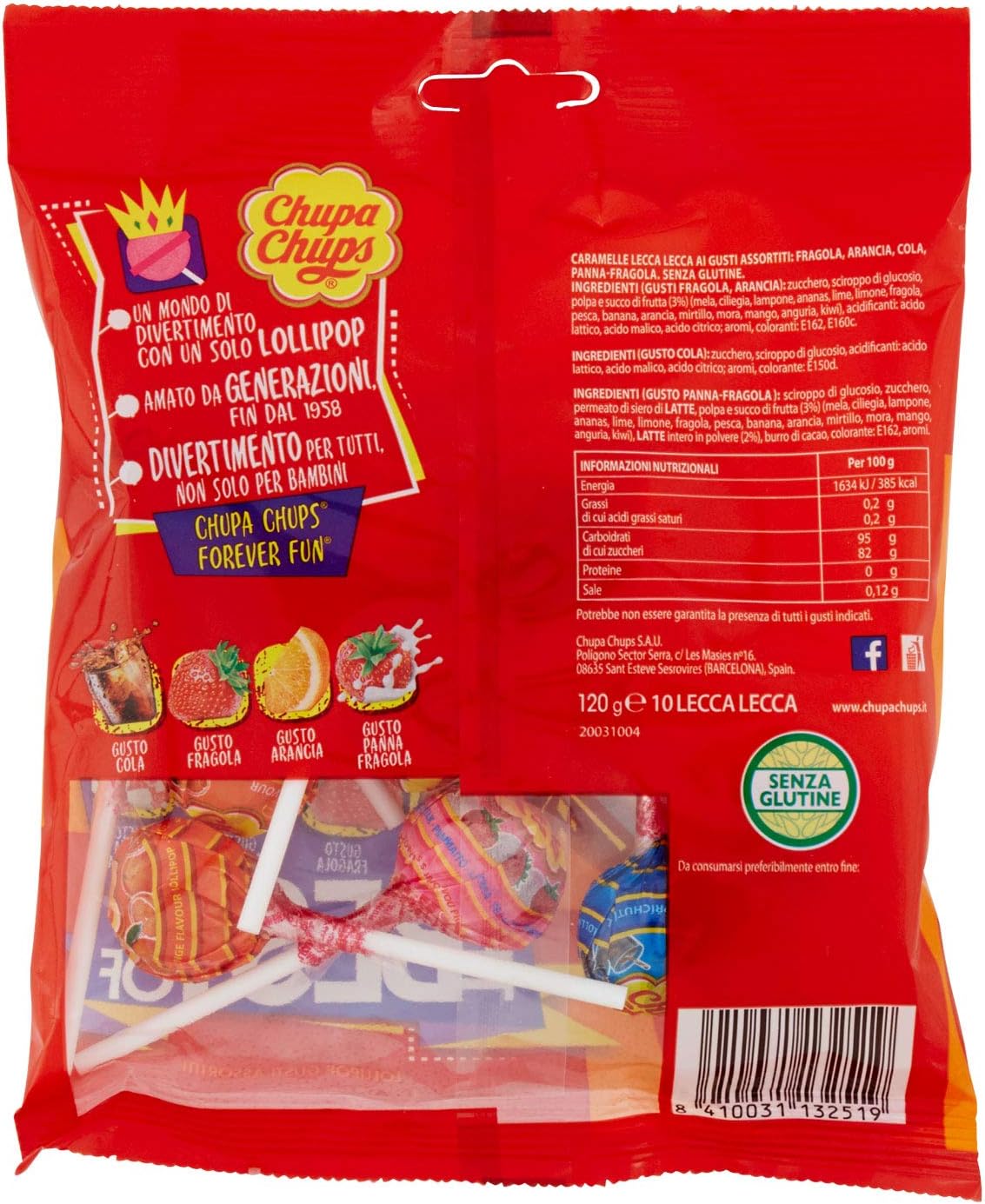 Chupa Chups The Best Of Lollipops (Pack of 10)