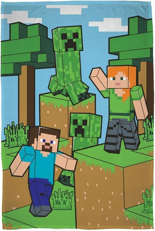 Minecraft Steve Children's Fleece Blanket