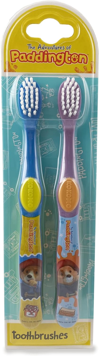 Paddington Bear Twin Children's Toothbrush Pack of 2