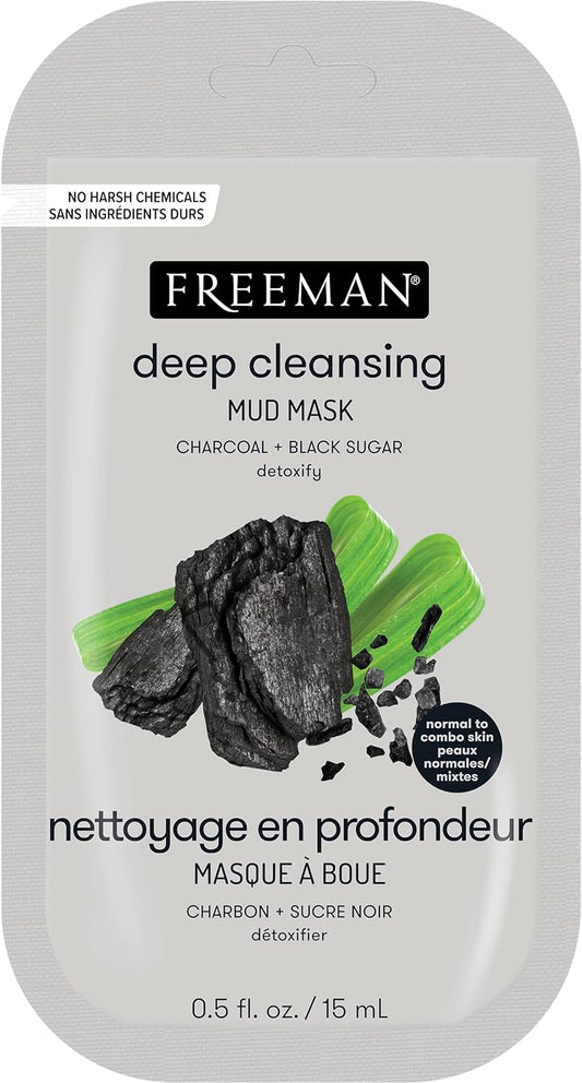 Freeman Charcoal & Black Sugar Mud Mask