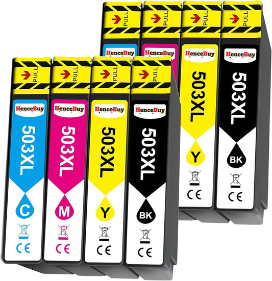 503XL Ink Cartridges Compatible for Epson 503 XL Ink Cartridges Multipack for Epson Expression Home XP-5200 XP-5205 XP5200 XP5205 Workforce WF-2960 WF-2965 WF-2960DWF WF-2965DWF (4 Pack)