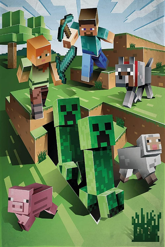 Minecraft Fleece Blanket