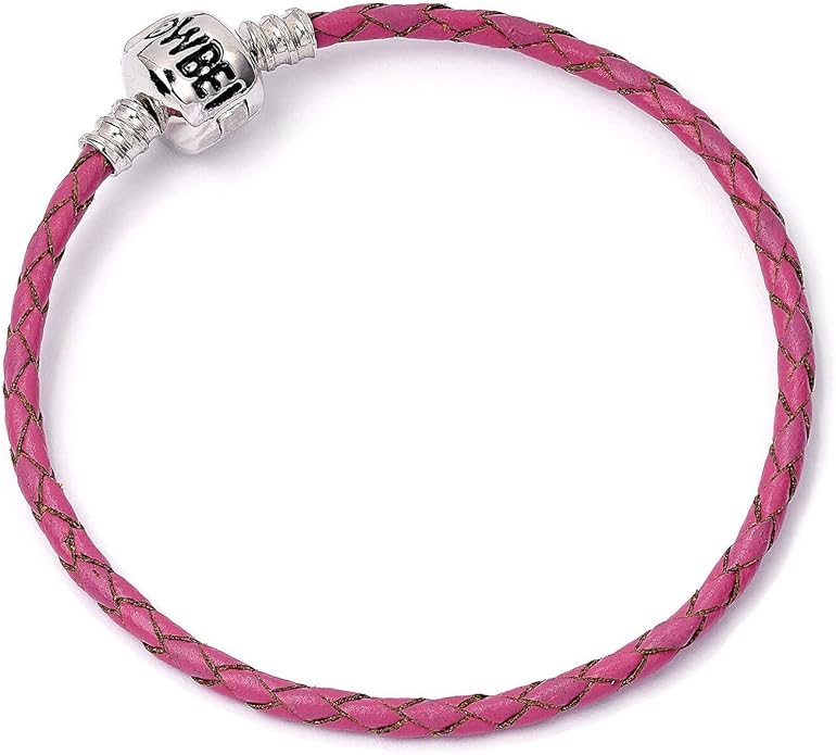 Harry Potter Pink Leather Charm Bracelet - M