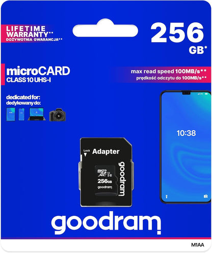 Goodram 256GB Micro SD Memory Card