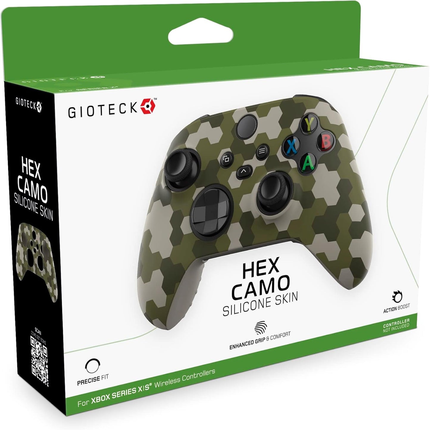 Gioteck Hex Camo Silicone Skin for Xbox Series X/S Wireless Controller
