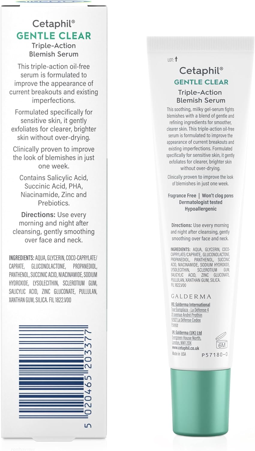 Cetaphil Gentle Clear Triple-Action Blemish Serum 30ml