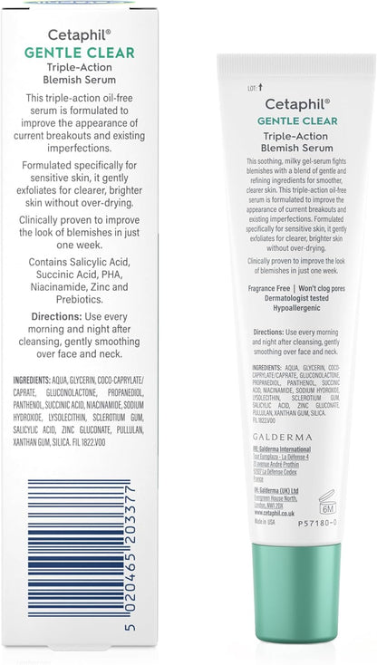 Cetaphil Gentle Clear Triple-Action Blemish Serum 30ml