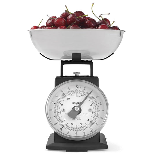 Salter SA00562BFEU12 Timeless Mechanical Kitchen Scale – Baking Scale with 5 kg Capacity