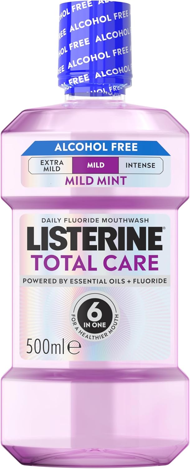 Listerine Total Care Alcohol Free Antibacterial Mouthwash 500ml