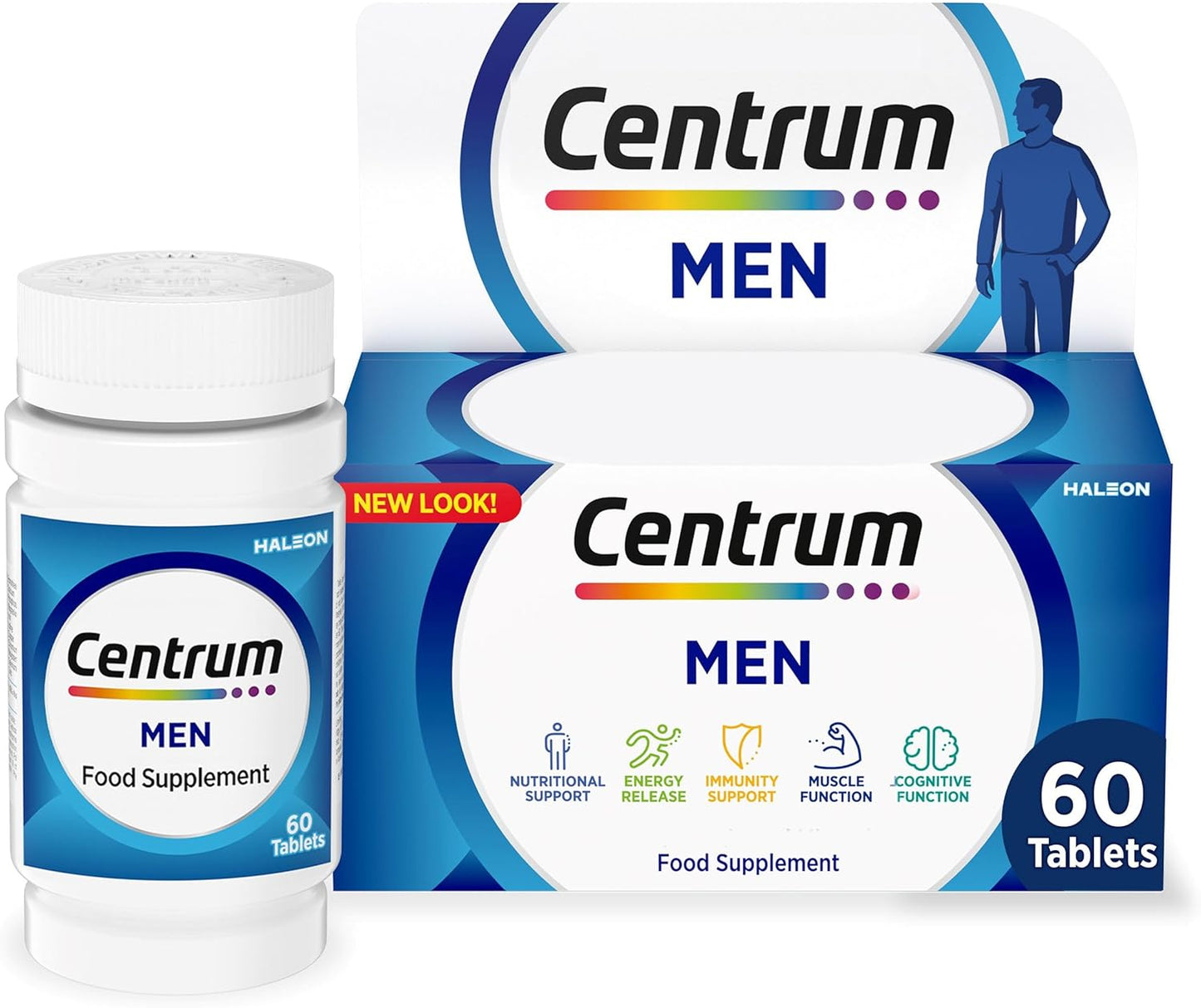 Centrum Men Tablets Multivitamin & Mineral Supplements 60PK