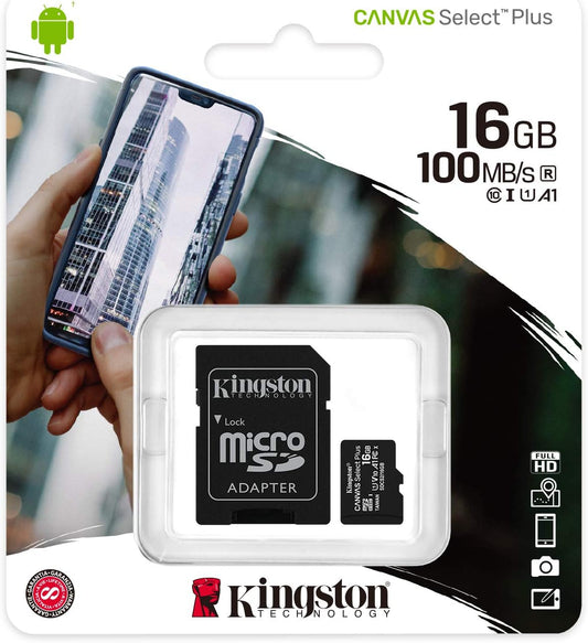 Kingston Canvas Select Plus microSD Card 16 GB