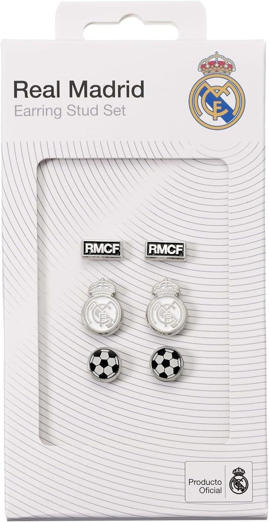 Real Madrid Set of 3 Stud Earrings