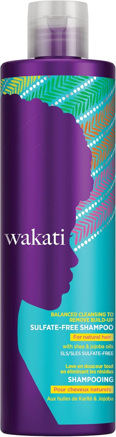 Wakati Sulfate-Free Non-Stripping Auto-Detangling Shampoo for Natural Afro Hair 235 ml