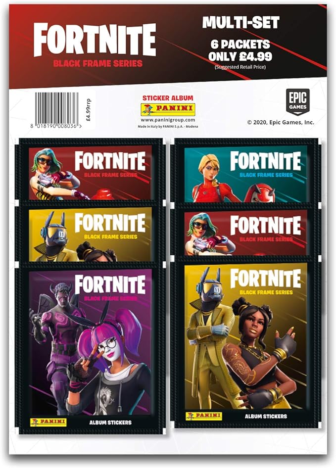 Fortnite Black Frame Series Sticker Collection