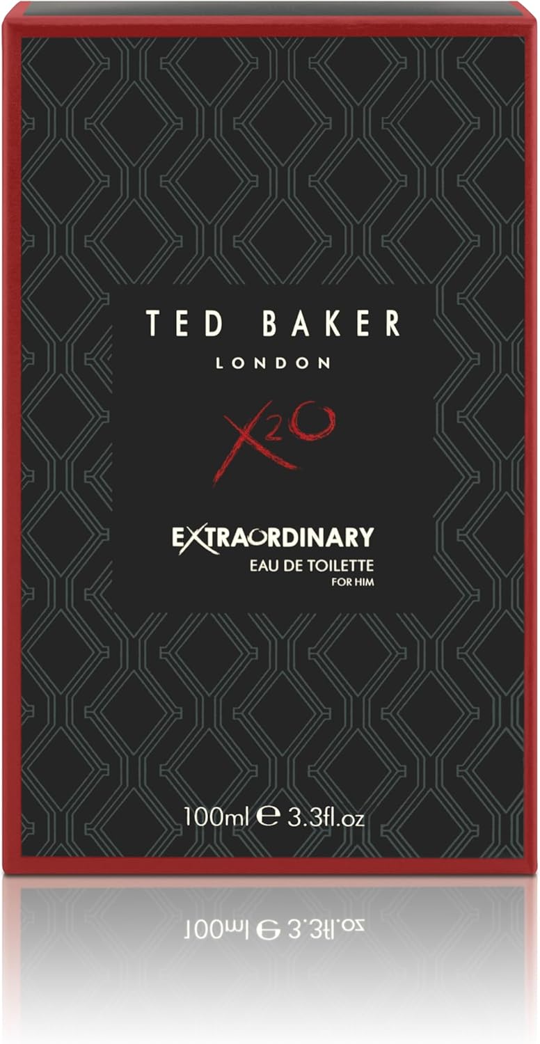 TED BAKER LONDON Baker X2O Extraordinary Eau de Toilette Pour Homme Spray for Him, 100 ml