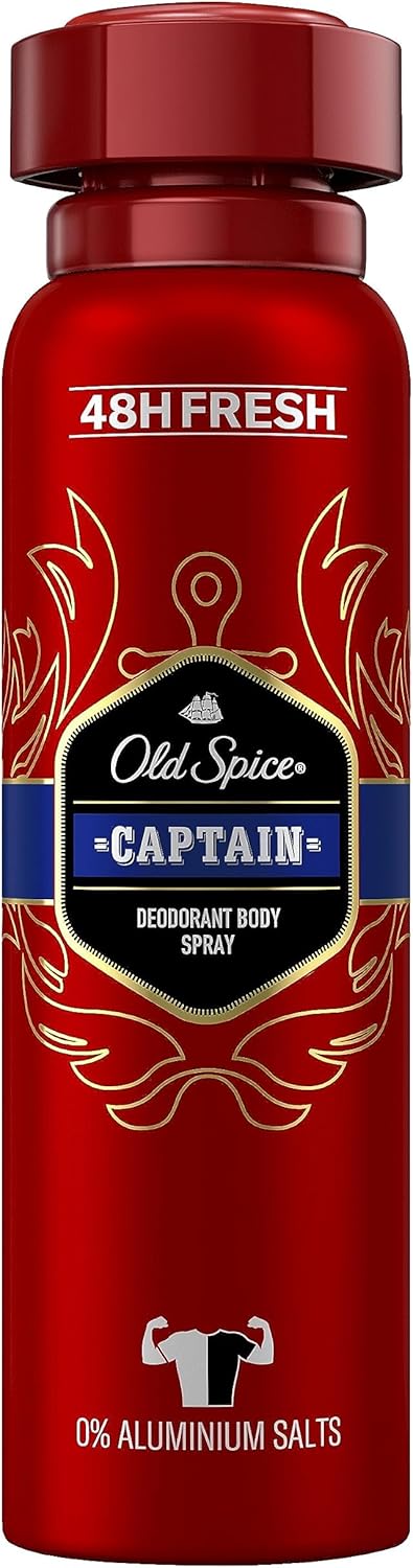 Old Spice Captain Deodorant Body Spray For Men 150 ml