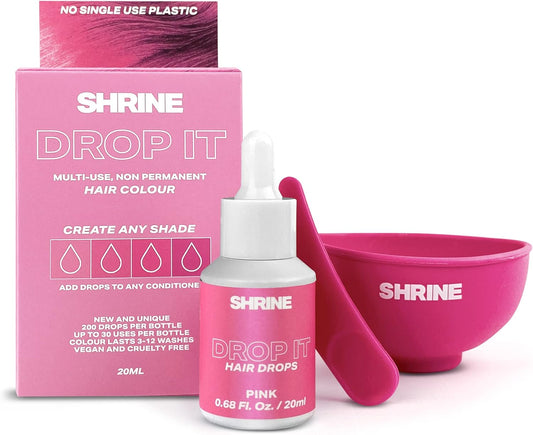 SHRINE Drop It Semi-Permanent Hair Dye Drops Pink 20ml