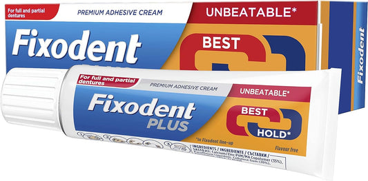Fixodent Plus Denture Adhesive Cream 40g