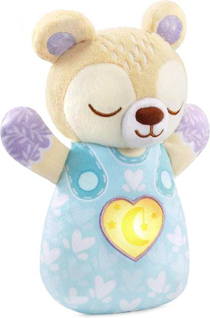 VTech Baby Soothing Sounds Bear, Baby Sensory Toy with Music, Lights, Songs