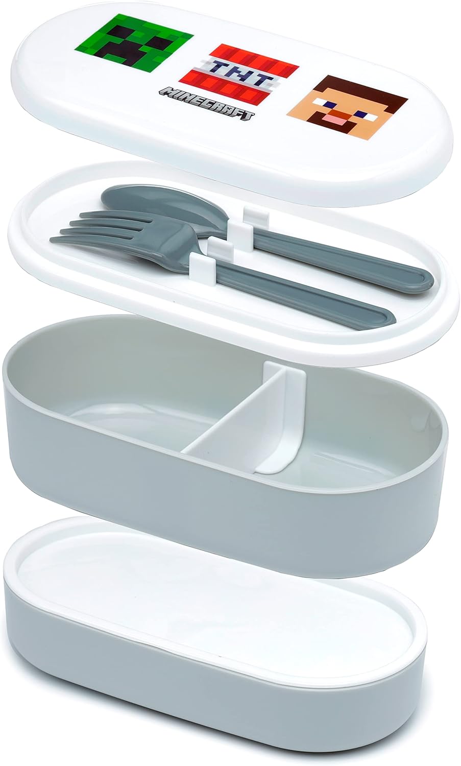 Minecraft Faces Stacked Bento Box