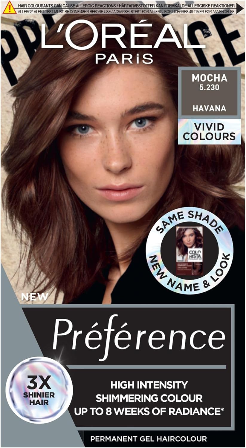 L'Oréal Paris Permanent Hair Colour Preference Vivids (Colorista) Mocha 5.23