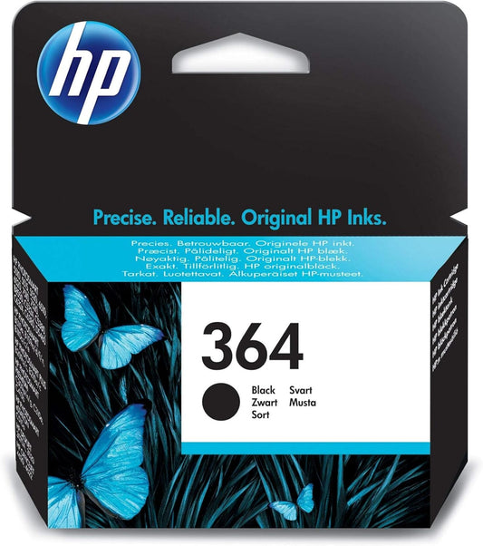 HP CB316EE 364 Original Ink Cartridge, Black, Single Pack