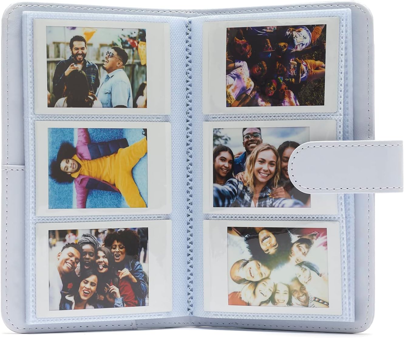 instax mini film 108 photo album, Clay White