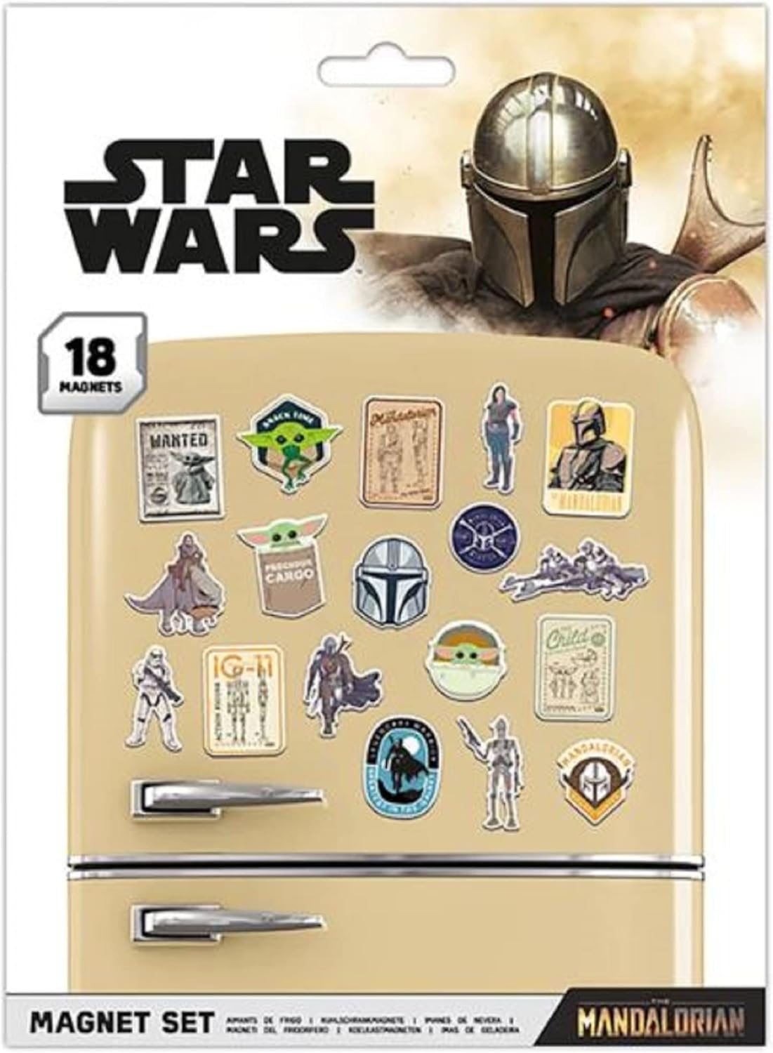 Star Wars: The Mandalorian Fridge Magnet Set