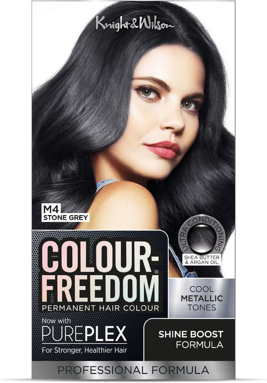 Knight & Wilson Colour Freedom Metallic Stone Grey Permanent Hair Dye