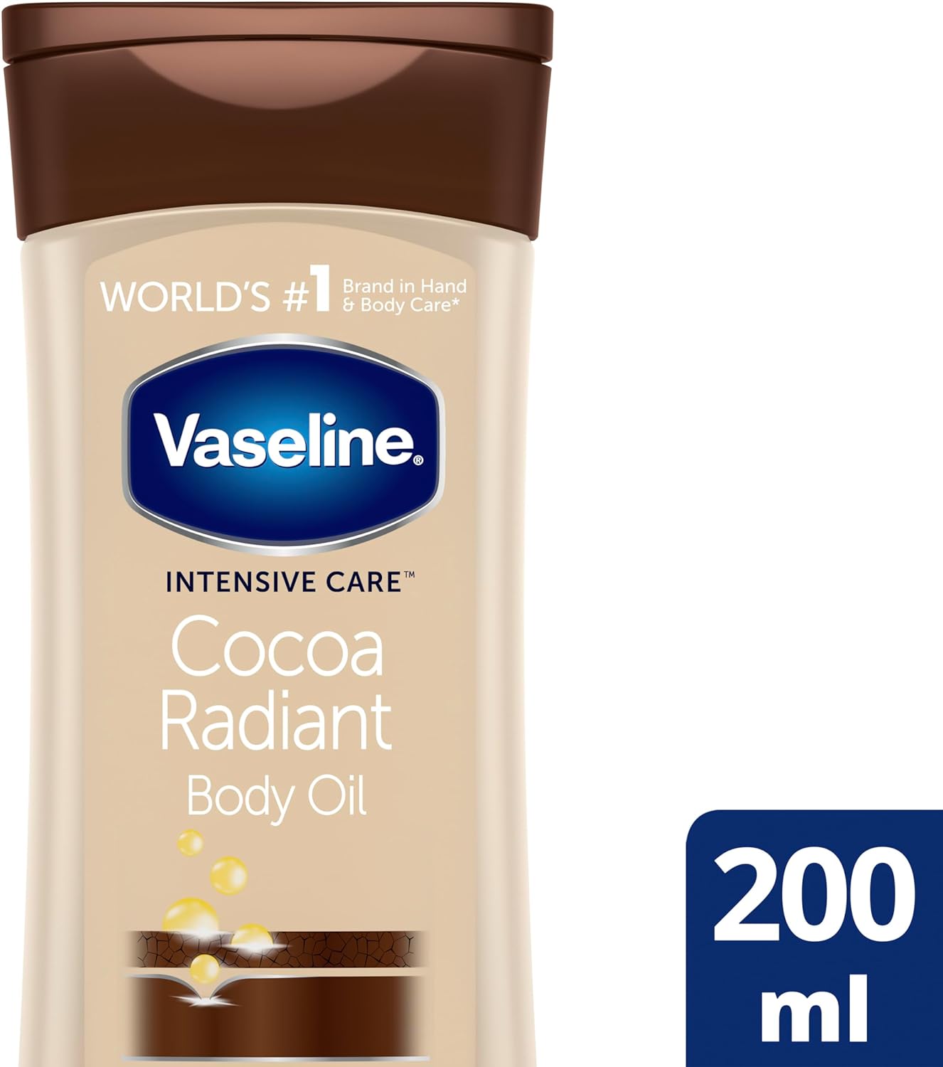 Vaseline Intensive Care Cocoa Radiant Body Oil 200ml