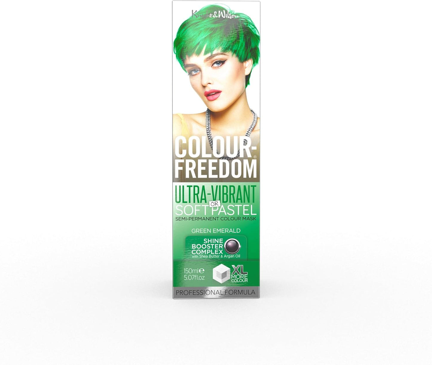 Knight & Wilson Colour-Freedom Green Emerald Semi-Permanent Hair Colour