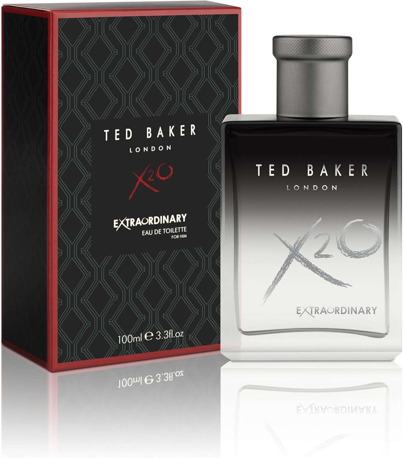 TED BAKER LONDON Baker X2O Extraordinary Eau de Toilette Pour Homme Spray for Him, 100 ml