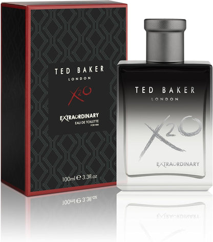 TED BAKER LONDON Baker X2O Extraordinary Eau de Toilette Pour Homme Spray for Him, 100 ml