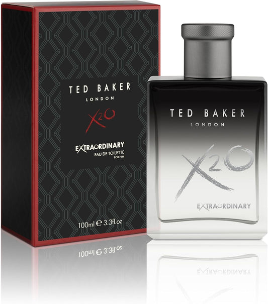 TED BAKER LONDON Baker X2O Extraordinary Eau de Toilette Pour Homme Spray for Him, 100 ml